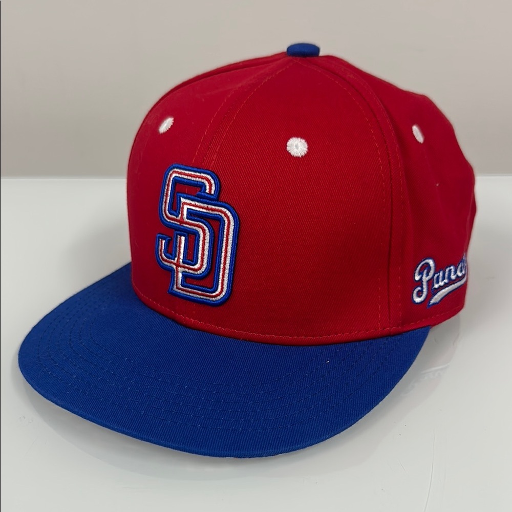 San Diego padres Panama collection Red and Blue Baseball Cap